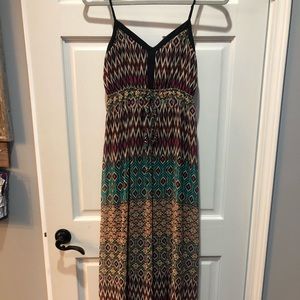 Multi colored maxi dress